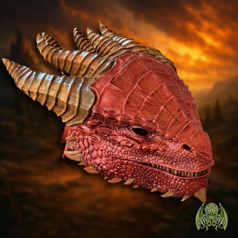 Wereable Dragon Head Cosplay  