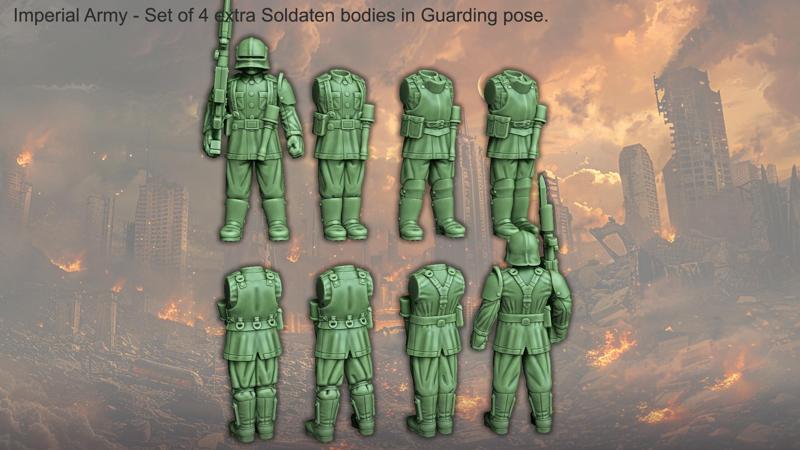 DKOM - Soldaten Extra Poses - Guarding, Marching, Sitting
