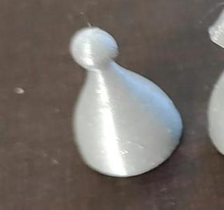 Spielfigur mit Kugelkopf - token with sphere on top