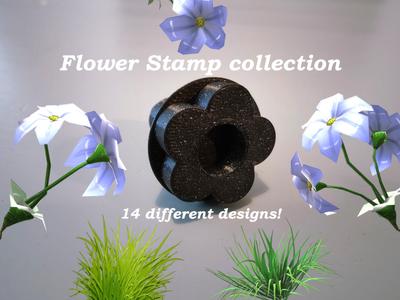 Flower Stamp Collection