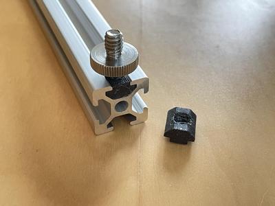 T-Slot nut 1/4 inch photo camera mount compatible