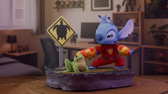 Stitch and Frog