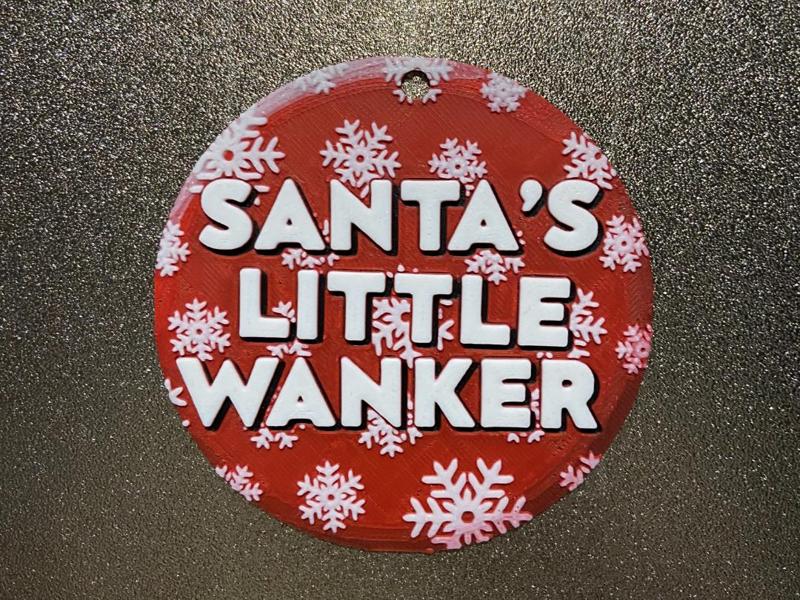 Funny Santa Bauble
