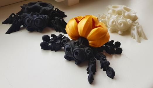 HALLOWEEN SPIDER PUMPKIN CUTE SPIDER NO SUPPORTS PRINT-IN-PLACE
