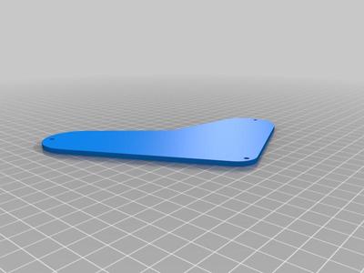 Backplate for guitar PRS SE
