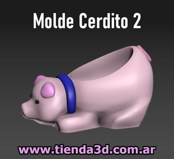 Piggy Pot Mold 2