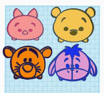 winnie the pooh and friends cookie cutters