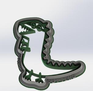 George Pig Dinosaur Cookie Cutter