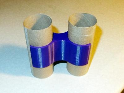 Kids Binoculars From TP Rolls