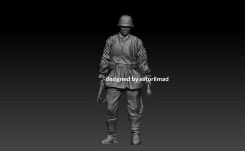 WW2 GERMAN SOLDIER WAFFEN SS V4