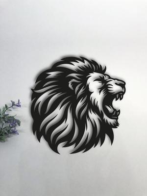 LION LION WALL DECORATION WALL ART WALL MURAL 2D