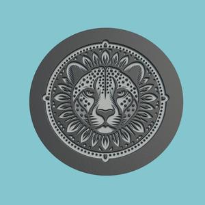 Cheetah Medallion Cheetah 3d Print Model