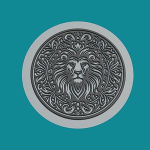 Lion Print Model