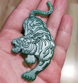 Tiger decoration paperweight