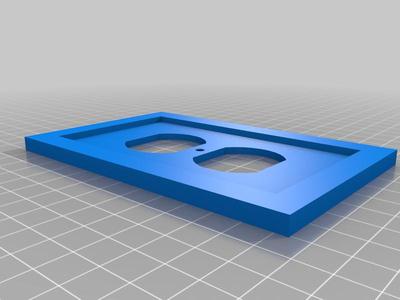 Geometric outlet cover