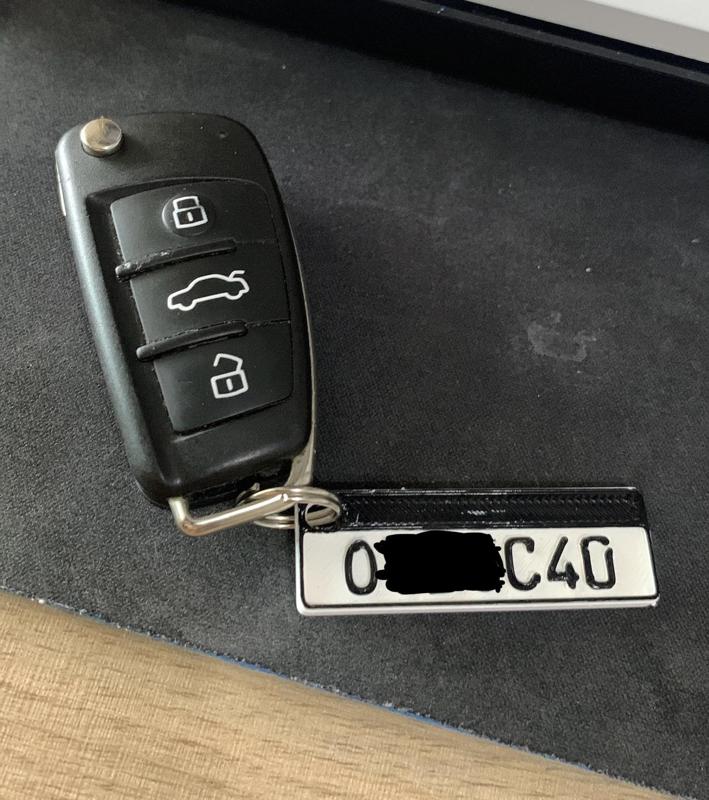 Brazilian Numberplate Keyring