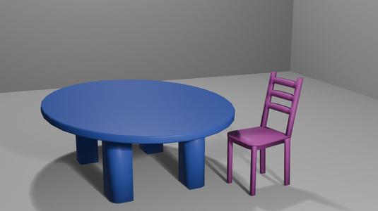 Table chair set