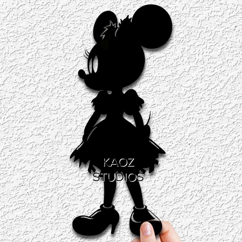 gothic minnie mouse wall art disney fanart halloween decorartion