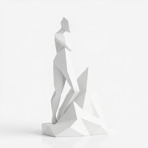Sculpture - Stylish and Geometric 3D Model