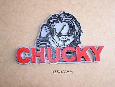 Chucky the diabolical doll from the horror and thriller movie