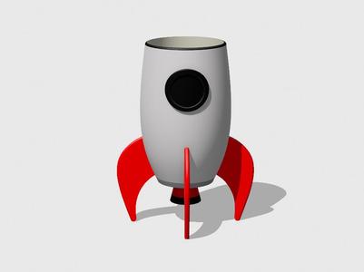 Rocket cup or can holder