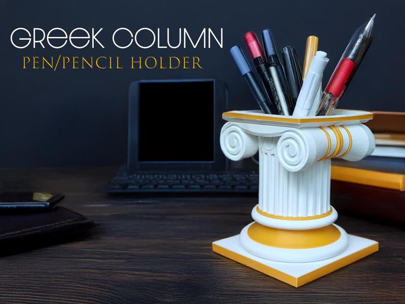 Greek Ionic Column Pen/Pencil Holder