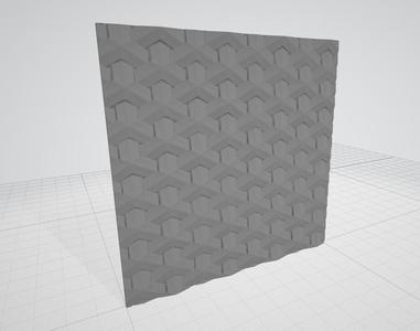 Metal Pattern Wall Decoration Tileable