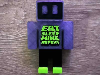 mine craft tv head  figure