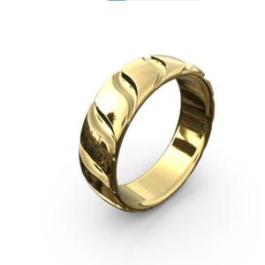 Golden Ring – 3D Printable Jewelry STL