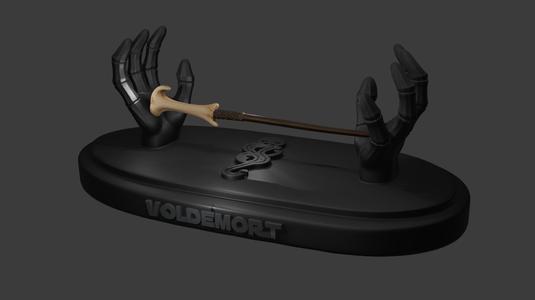 Voldemort Wand with Stand