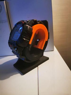 Springy watch stand