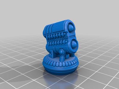 Double Missile Launcher For Dominus Imperial Knights