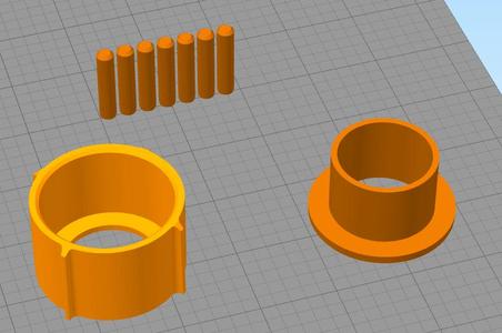 Ender 3 / Pro Filament spool 3D printed Bearing 
