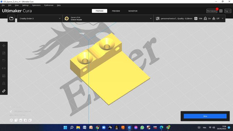 motor spacer for ender3