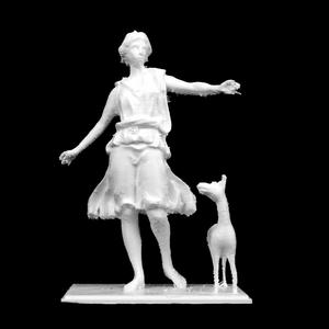 Artemis and a deer at The Metropolitan Museum of Art, New York