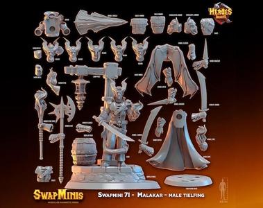 Swapmini 71 - Malakar - male tielfing