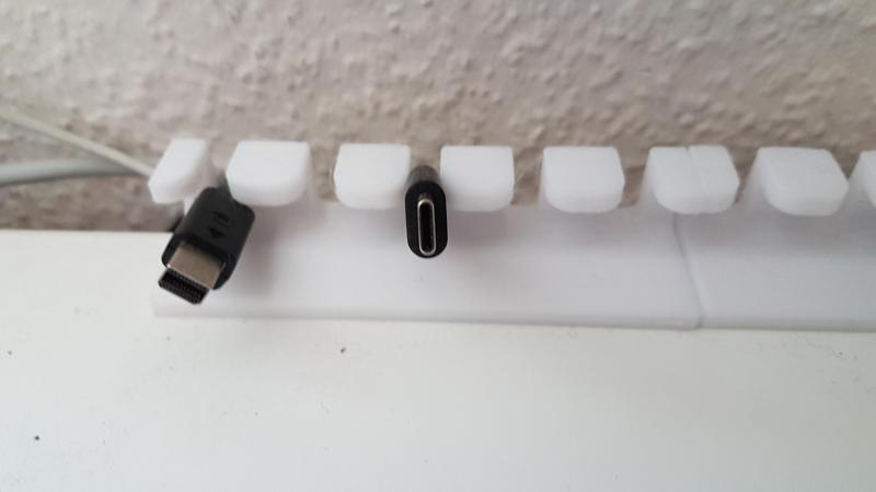 desktop cable organizer