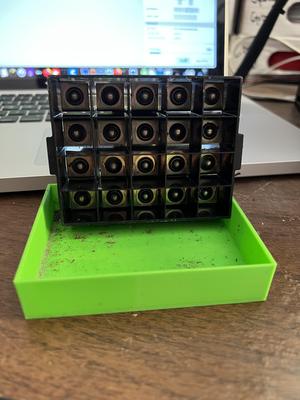 Mini soil block tray/seed starting tray
