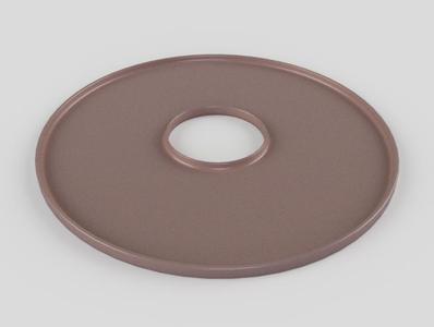 190mm Round flower pot with hole saucer