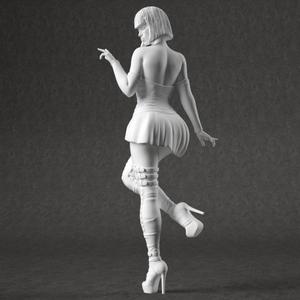 Woman figure clothed and unclothed
