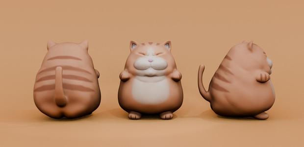 Cute Fat Cat