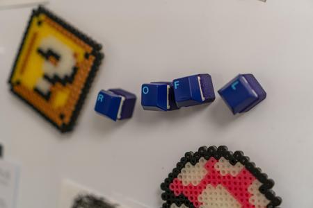 Cherry MX fridge magnet