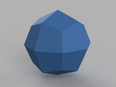 Low Poly Spheres: Deltoidal Icositetrahedron
