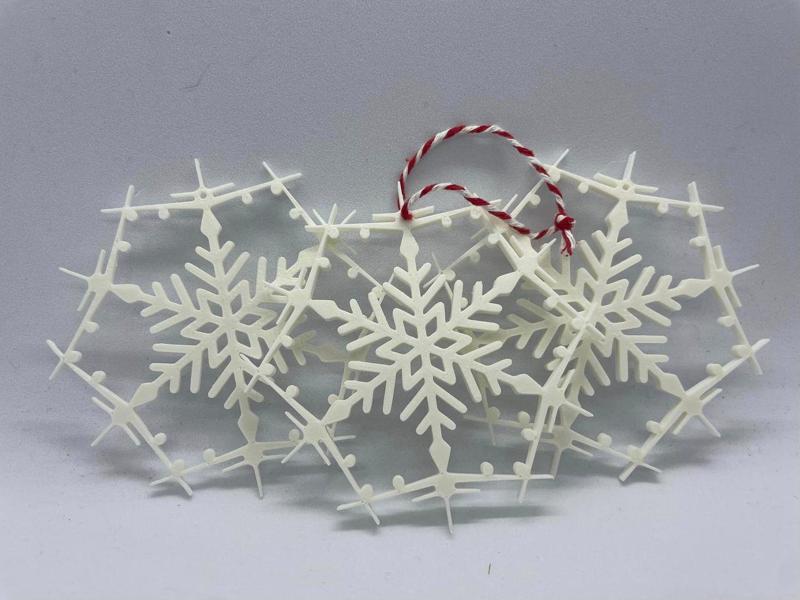 KC135 stratotanker snowflake ornament