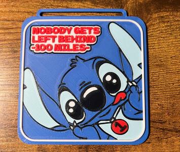 Stitch 100 Miles Medal