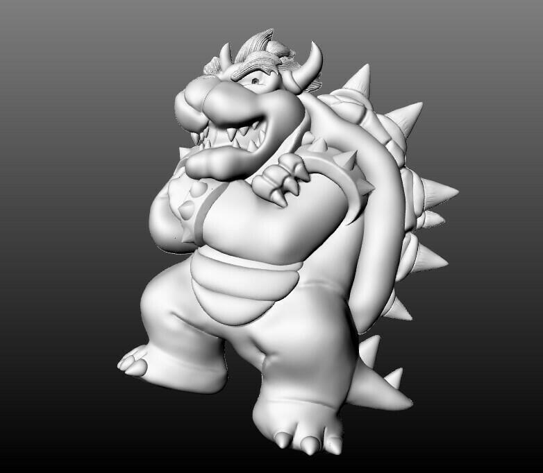 Stunning Bowser Pendant Mario Iconic Nemesis in Fine Detail