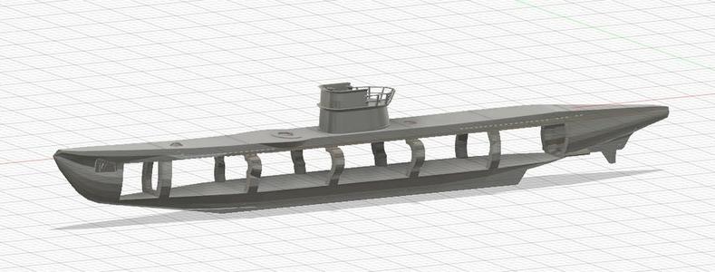 UBOOT boardgame model
