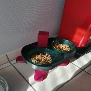 support gamelle chat/chien (cat/dog food feeder support)