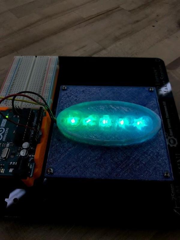 3DX Dance Sign with Neopixels 