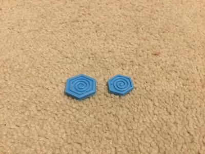 Keyforge Stun Token V3 (Inset Design, 18 mm)